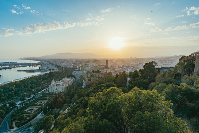 Uitzicht vanaf Gibralfaro Malaga